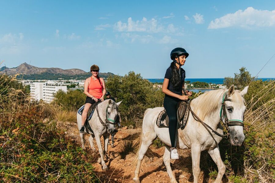 Mallorca: Horseback Riding Experience with Food Options - Getting matched with a horse and helmet