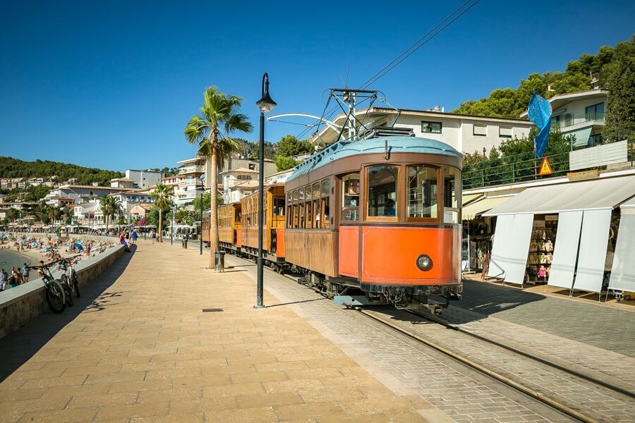 Mallorca: Island Trip by Train, Tramway, and Boat - The 1912 wooden train through Serra de Tramuntana