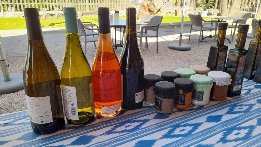 Mallorca: Local Wines & Foods Tasting - The opening white wine and Pollensa goat cheese