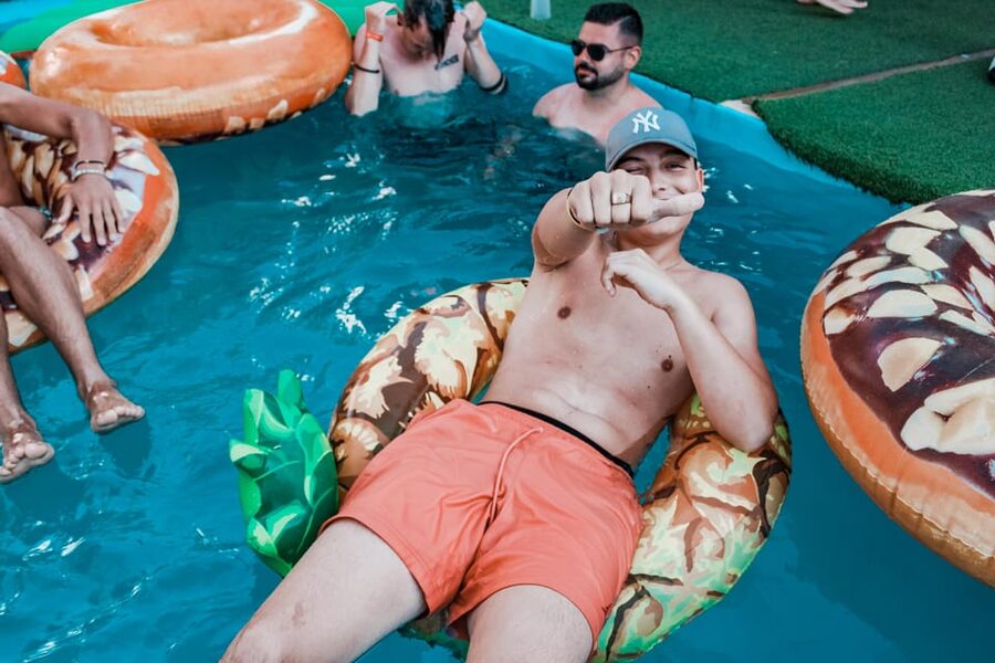 Mallorca: Project X Pool & Foam Party with Drinks & Snacks - Getting the night started with shots and games