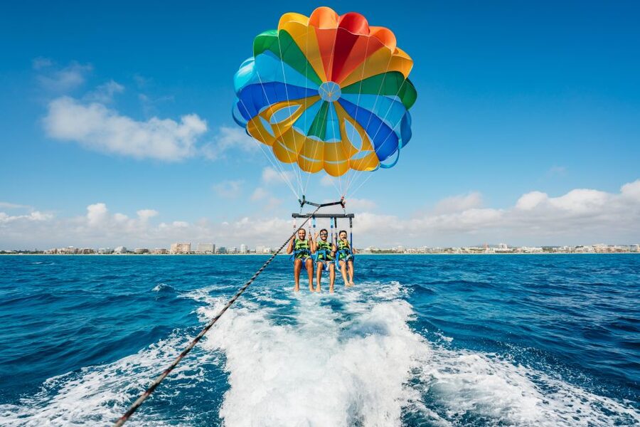 Palma Bay: Parasailing Experience - The GoPro option and the camera restriction