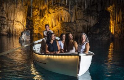 Caves of Drach Entrance, Music Concert, and Boat Trip
