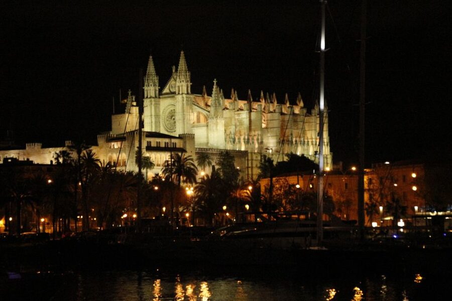 Palma de Mallorca: Night Boat Party with Live DJ - Palma Bay after dark