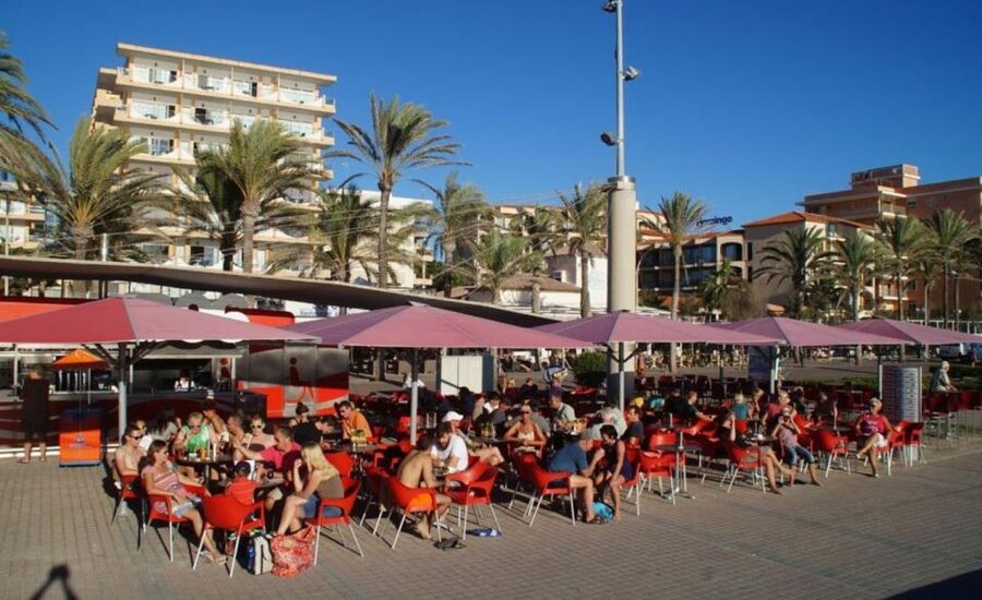 Palma de Mallorca: Palma and Playa de Palma - The move to El Arenal at about 1:15 PM