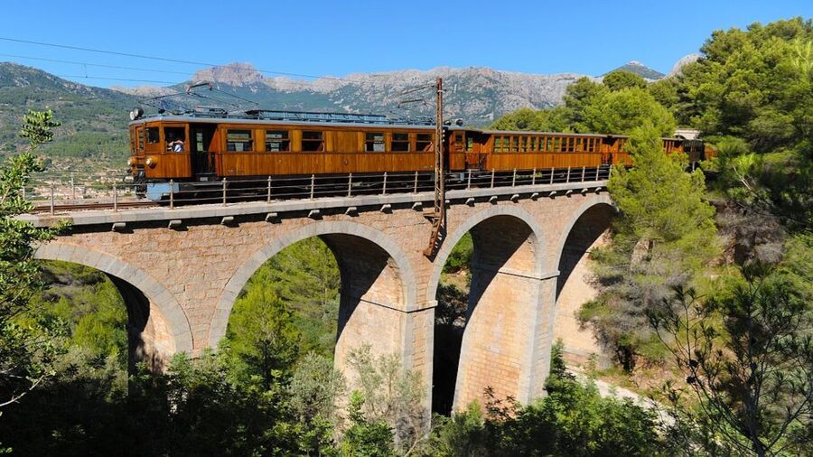 Palma: Tramuntana Full-Day Tour with Sóller Train and Lunch - The mountain road toward Deià