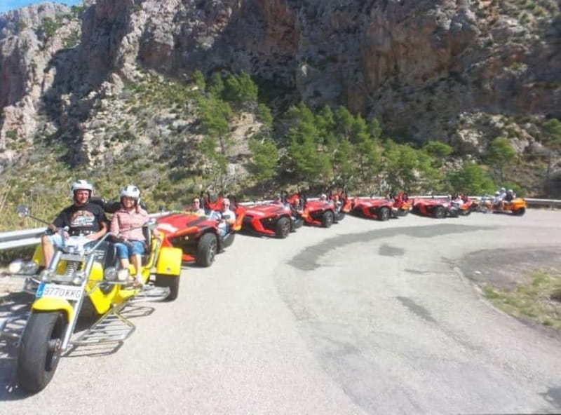 Peguera: Half Day Slingshot Tour - What the driving feels like in a three-wheeled roadster