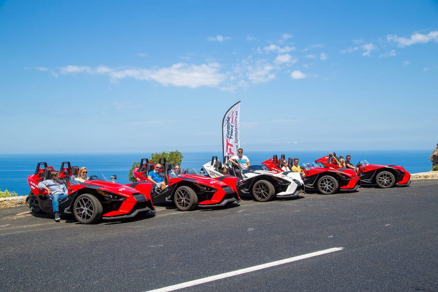 Peguera: Racing Car Drive and Jet Ski Combo Tour - Palma Cathedral and the Paseo Maritimo