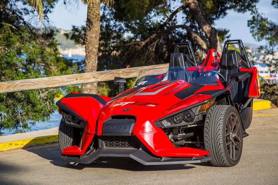 Peguera: Racing Car Drive and Jet Ski Combo Tour - The jet ski ride toward Cala en Basset
