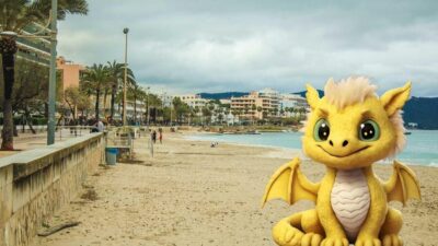 The lovely Magical Creatures of Peguera,family walk