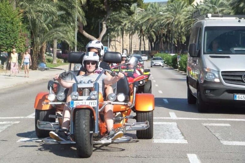 Peguera: Trike Tour - Villages and open roads, with the guide setting the pace