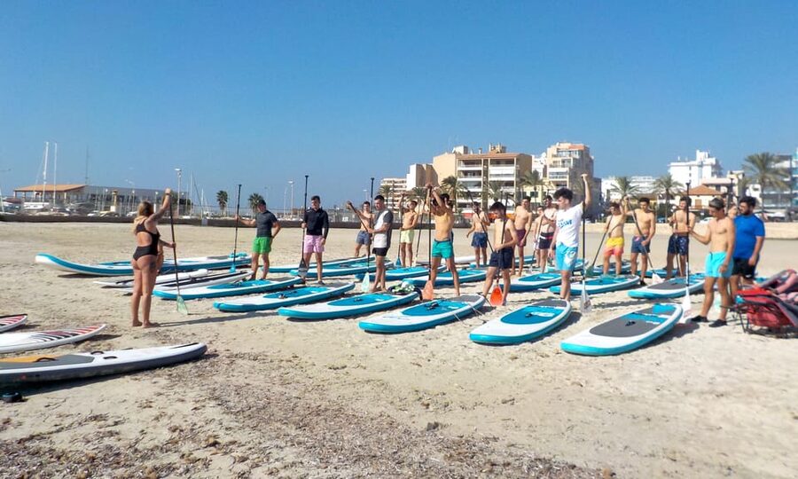Playa Palma: Stand-up Paddleboard Rental - Paddling around Can Pastilla bay