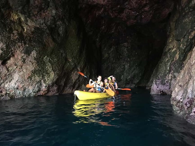 Pollença: Kayak Discovery – Snorkeling and Caves - Cliff jumping, with your choice to participate