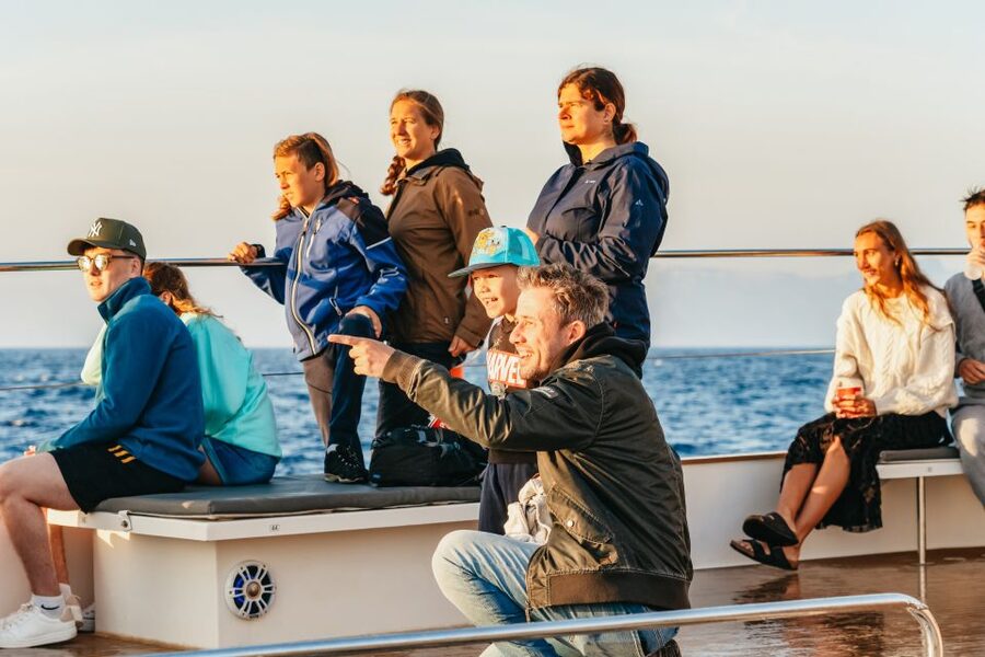 Port d'Alcudia: Sunrise at Sea & Dolphin Watching Boat Tour - Boat size, comfort, and group atmosphere
