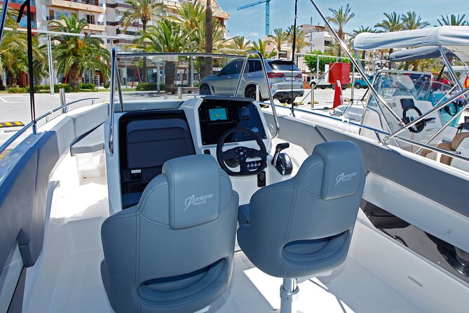 Private Boat Rental Abaris 23 from Alcudia - Following the Alcudia Bay route