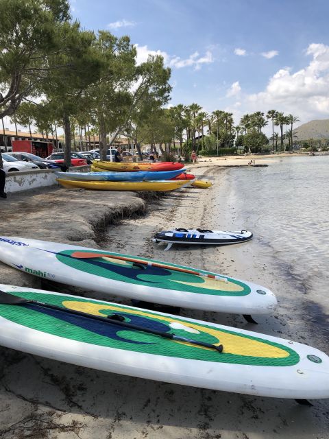 Puerto de Alcudia: Stand-Up Paddleboard Lesson - The first hour: from board basics to standing up