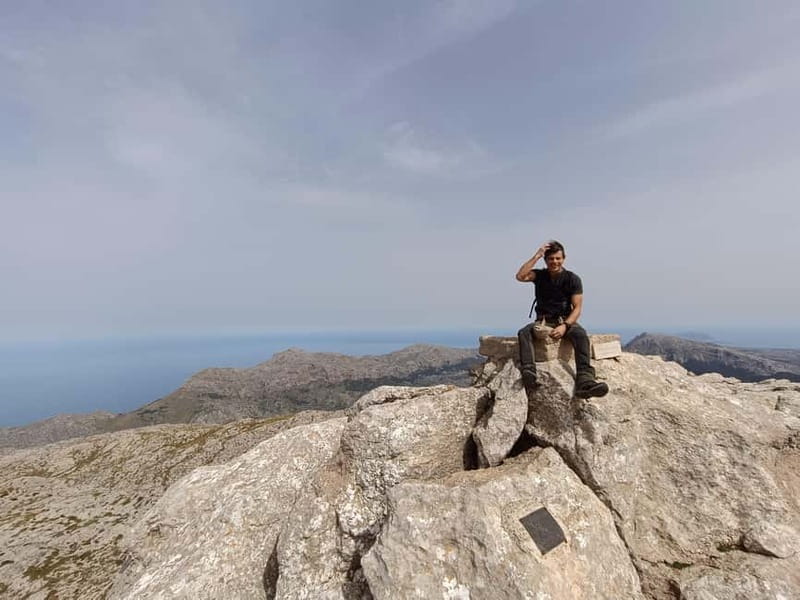 Puig Massanella , the highest accessible summit on Mallorca - The descent is part of the challenge