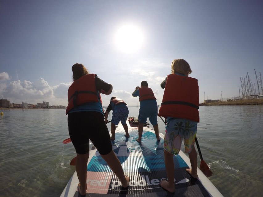 Rent a Giant Stand Up Paddle XXL for groups - What the 1.5-hour session feels like