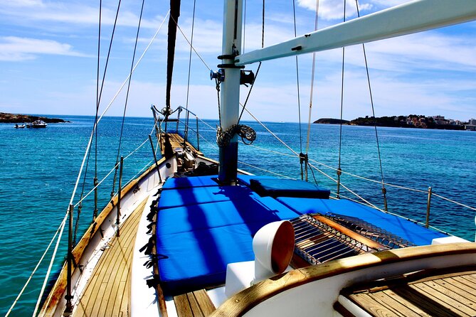 Sailing Flavors, Gastronomy and Relaxation at Sea - Leaving Palma with the Cathedral in View