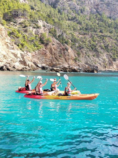 Sant Elm: Guided Kayak Sunset Tour with Picnic in a Cove - What the $81 price includes