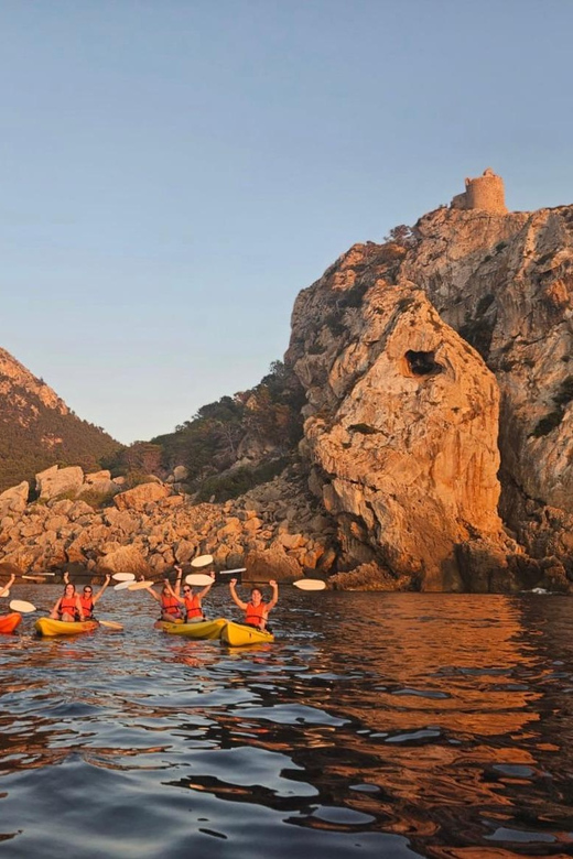 Sant Elm: Guided Kayak Sunset Tour with Picnic in a Cove - Who should book this Sant Elm activity