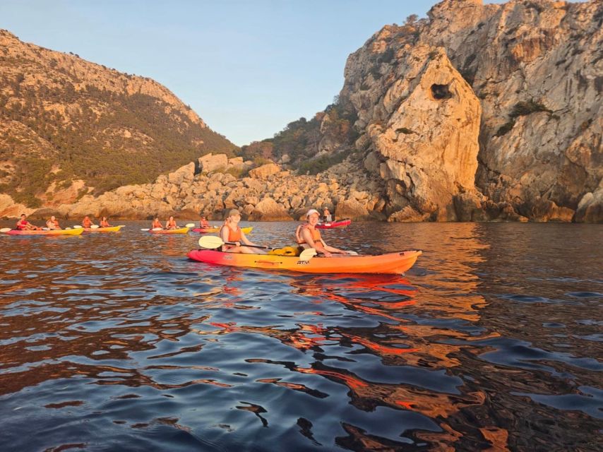Sant Elm: Guided Kayak Sunset Tour with Picnic in a Cove - Packing and practical details for Keida