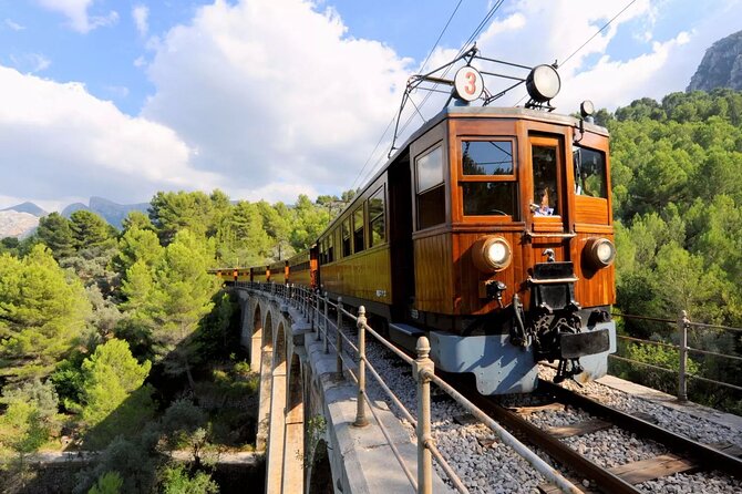 Scenic tour by Train, Tram and Boat through the lakes - A full day across Mallorca by four kinds of transport