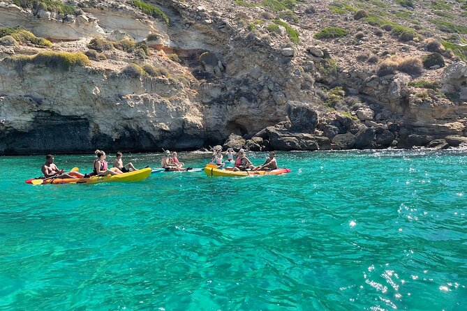 Sea Caves Kayak Tour in Mallorca - Paddling beside cliffs and rock formations