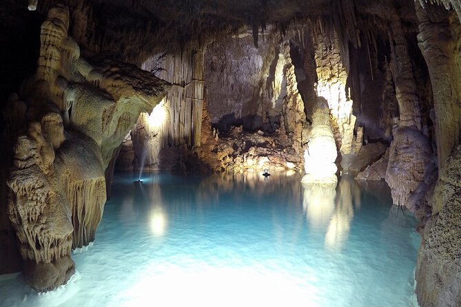 Sea Caving Excursion by Boat in Mallorca - The first swim into Cova des Coloms