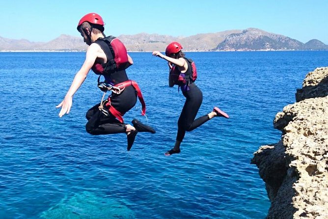 Shore Excursion: Coasteering in Mallorca - Getting suited up for the sea