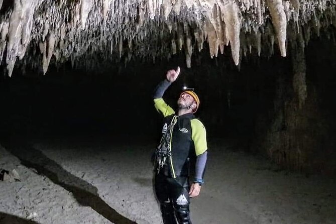 Small-Group Cova de Coloms Sea Caving Tour in Mallorca - Inside Cova de Coloms With a Headlamp