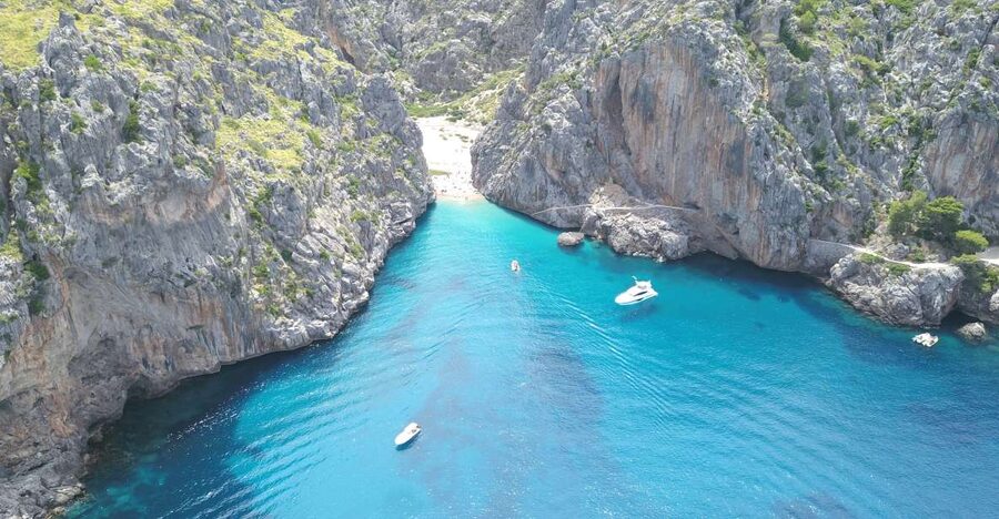 Soller: Sa Calobra & Cala Tuent Speedboat Tour - Swimming at Sa Calobra and the Torrent de Pareis