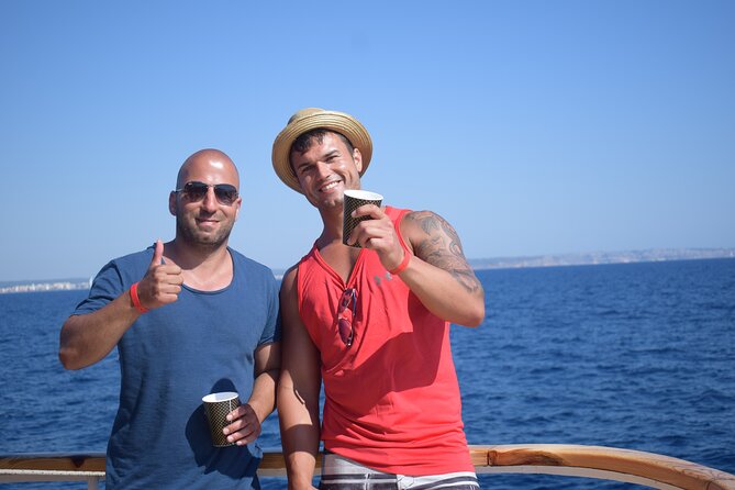 Top rated boat in Mallorca Barca Samba - A surprisingly broad lunch spread