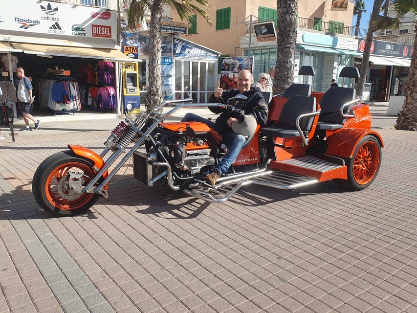 V8 Trike Tour mit Fahrer/Guide für max 4Gäste - Why a V8 trike changes the Mallorca day