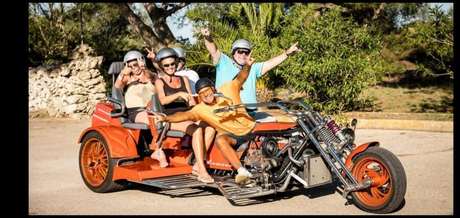 V8 Trike Tour mit Fahrer/Guide für max 4Gäste - Torre de es Verger and the coastal cliffs
